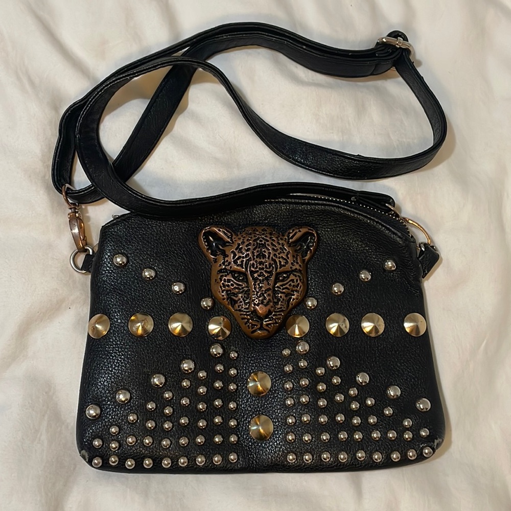 Vintage Studded Cheetah/Leopard Purse